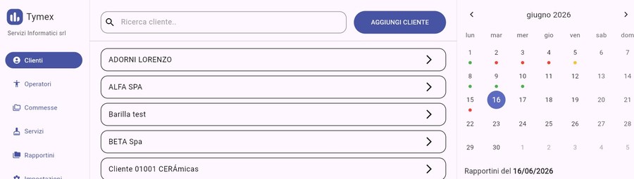 Lista clienti